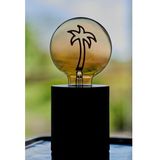 Bailey - LED Silhouette Palm G95 - Lamp - Goud - Dimbaar - Ø9.5cm