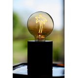 Bailey - LED Silhouette Palm G95 - Lamp - Goud - Dimbaar - Ø9.5cm