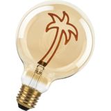 Bailey LED Silhouette Palm G95 E27 2W 90lm 2000K Cri90 Goud dimbaar Ø9.5cm