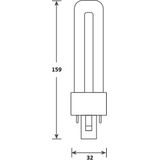 Bailey - LED PL-S - 4.5W - Koel Wit - G23 - 30.000 Branduren