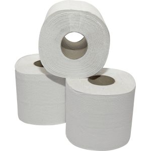 Toiletpapier 2laags Recycled 400vel Wit - Pak A 40 Rol