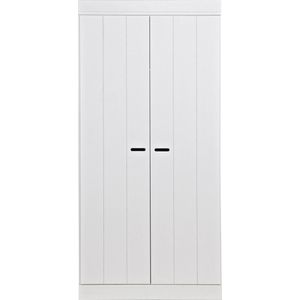 WOOOD Connect Kast 2-Deurs - Grenen - Wit - 195x94x53