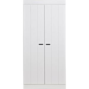Connect - 2 Drs - Strokendeur Wit - Massief Grenenhout - Praktisch Interieur
