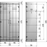 WOOOD Connect Kast Interieurpakket 2-Deurs - Melamine - wit