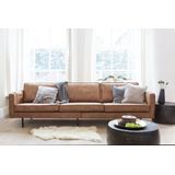 BePureHome Rodeo Bank 3-zits - Leer - Cognac - Modern en eigentijds design