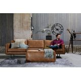 BePureHome Rodeo Bank 3-zits - Leer - Cognac - Modern en eigentijds design