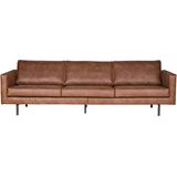 BePureHome Rodeo Bank 3-zits - Leer - Cognac - Modern en eigentijds design