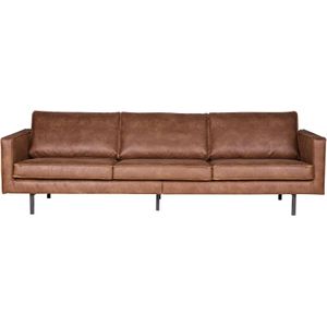 BePureHome Rodeo Bank 3-Zits - Recycle Leer - Cognac - 85x277x86