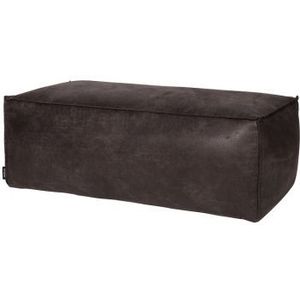 BePureHome Rodeo Poef - Eco-leder - Zwart