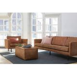 BePureHome Rodeo Fauteuil - Recycle Leer - Cognac - 85x105x86