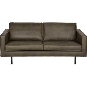 BePureHome Rodeo Bank 2.5-zits - Leder - Army Green - Eigentijds en Stoer