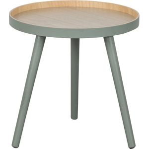 WOOOD Sasha Bijzettafel - MDF - Groen - 41x41x40.5