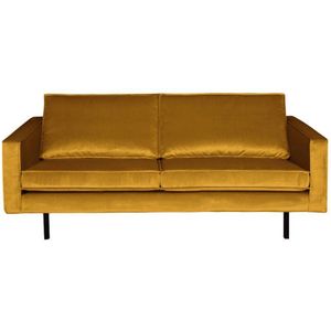 BePureHome Rodeo Bank 2,5-Zits - Velvet - Oker - 85x190x86: Chic en eigentijds design