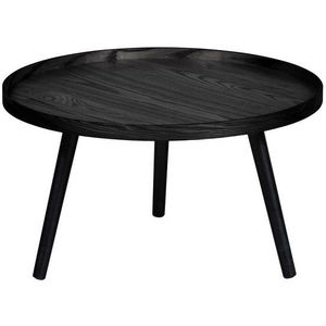 WOOOD Mesa Bijzettafel L - Hout - Zwart - 34xØ60
