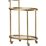 Push Trolley Metaal Antique Brass