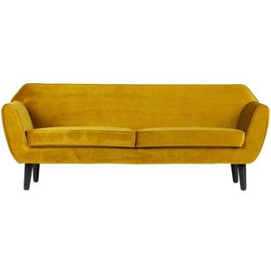 WOOOD Rocco 2-Zits Bank - Velvet - Oker - 75x187x82