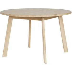 WOOOD Eettafel Disc - Eiken - Onbehandeld - 74x120x120