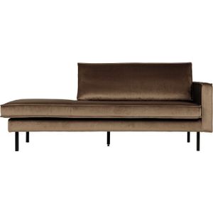BePureHome Rodeo Daybed Rechts - Velvet - Taupe