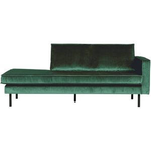 BePureHome Rodeo Daybed Rechts - Velvet - Green Forest - 85x203x86