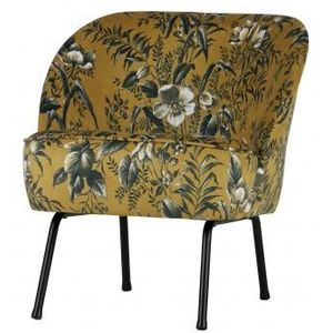 BePureHome Vogue Fauteuil - Velvet - Poppy Mosterd - 69x57x70