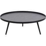 WOOOD Mesa Bijzettafel XXL - Hout - Zwart - 36xØ100