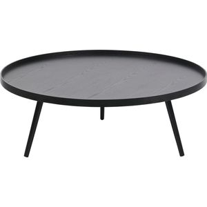 WOOOD Mesa Bijzettafel XXL - Hout - Zwart - 36xØ100