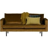 BePureHome Rodeo Bank 2-Zits - Velvet - Honing Geel - 85x190x86