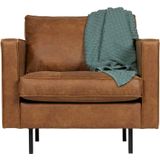 BePureHome Rodeo Classic Fauteuil - Recycle Leer - Cognac - 83x98x88