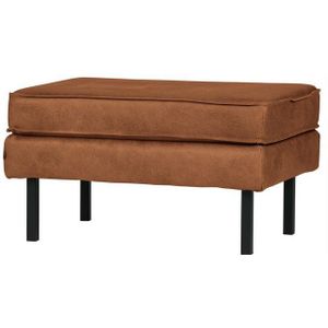 BePureHome Rodeo hocker op poten - Recycle Leer - Cognac - 45x84x54