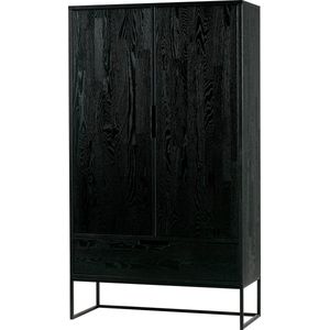 WOOOD Exclusive Silas 2-Deurs Kast - Essen - Blacknight - 149x85x35