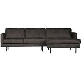 Rodeo Chaise Longue Rechts Zwart