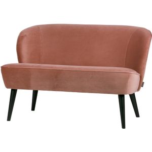 WOOOD Sara Bankje Polyester Oud Roze 73x110x72