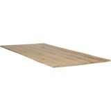 WOOOD Tablo Boomstam Tafelblad - Eiken - Naturel - 3x180x90