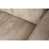 BePureHome Statement Hoekbank Links - PU - Elephant Skin - 77x274x210