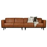 BePureHome Statement 4-Zits Bank - Ecoleer - Cognac - Luxueus en elegant design