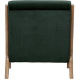 WOOOD Mark Fauteuil - Velvet - Flesgroen - 75x67x82