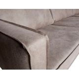 BePureHome Rodeo Hoekbank Rechts - Eigentijds en chique design - Leer look - H 85 cm x B 266 cm x D 86/213 cm