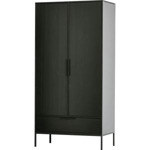 WOOOD Garderobenschrank "Adam Mehrzweckschrank mit Schubkasten", mit Kleiderstange, Breite 100 cm