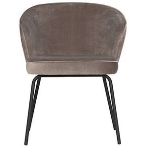 BePureHome Admit Eetkamerstoel - Velvet - Khaki