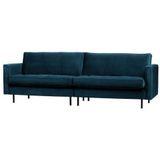 BePureHome Rodeo Classic 3-zitsbank - Velvet - Blauw