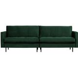 BePureHome Rodeo Classic 3-Zits Bank - Velvet - Groen - 83x275x88