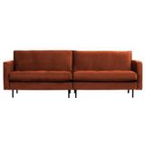 BePureHome Rodeo Classic 3-Zits Bank - Velvet - Roest - Klassiek en royaal design