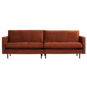 BePureHome Rodeo Classic 3-Zits Bank - Velvet - Roest - Klassiek en royaal design