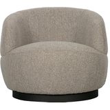 BePureHome Woolly Draaifauteuil - Schapenvacht - Naturel - 71x84x88