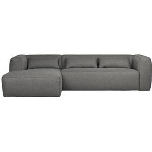 Woood Exclusive Bean Chaise Longue Links - Polyester - Mid Grey