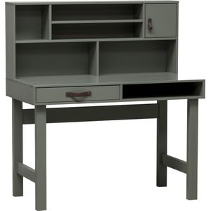 Vtwonen Bureau Vtwonen Stage - Hout - Groen - 110 x 122 x 58 cm (BxHxD)