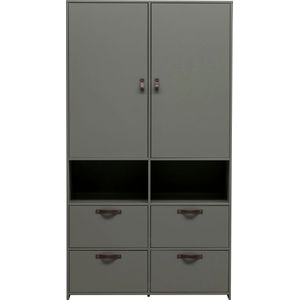 vtwonen Stage Kledingkast - Grenen - Groen - 185x103x40