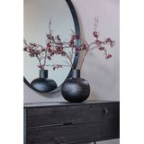 WOOOD Doutzen Spiegel Metaal Zwart 80x80x5