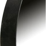 WOOOD Doutzen Spiegel Metaal Zwart 80x80x5