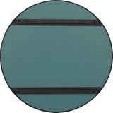 WOOOD Doutzen Spiegel Metaal Zwart 80x80x5